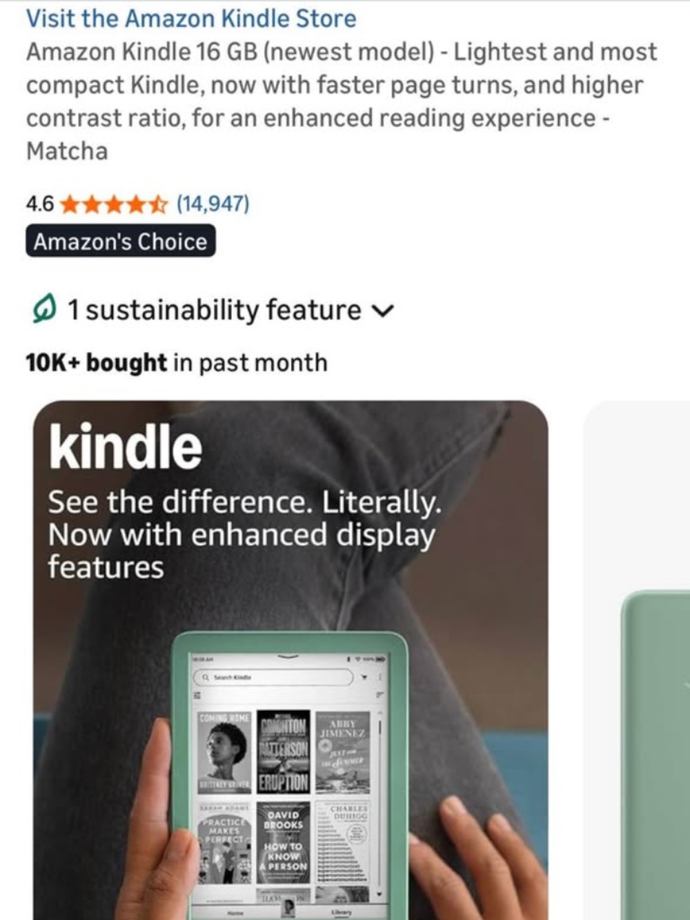 Kindle 16 GB + Cover